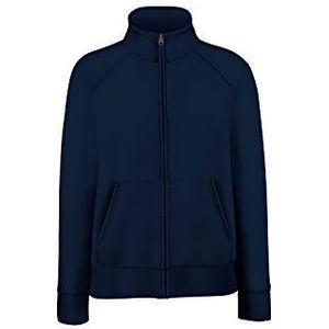 Fruit of the Loom Dames Lady Fit Sweat Jacket met lange mouwen, blauw (Deep Navy Az), S