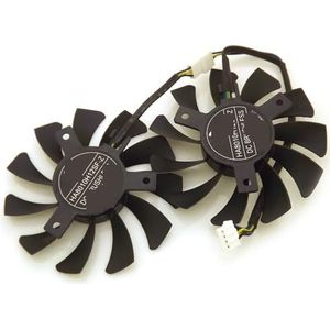 HA8010H12SF-Z 12V 0.34A 75mm 4Wire 4Pin For Dataland HD7750 HD7770 Graphics Card Cooling Fan