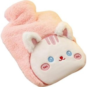 Warmwaterflessen zakken, warmwaterkruik met deksel, schattig warmtekussen, verwarmingskussen voor water, warmwaterkruik voor krampen, draagbaar, gezellig koud weer warmer voor nek en schouder