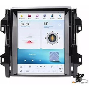 Android 15 autoradioradio voor Fortuner 2016-2023 GPS-navigatie 12,1 inch touchscreen met WiFi 4G DSP Carplay,8core 4+64gb