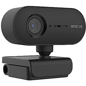 Webcam, Webcam 2K Full HD Autofocus Draaibare USB Webcam 1080P Web Camera for PC Laptop Desktop Mini Camera for Conferencing,voor livestreaming, videogesprekken en conferenties
