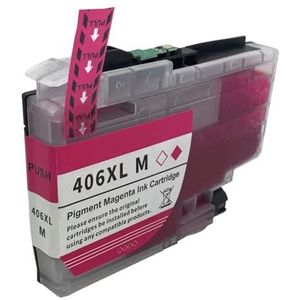 Inktpatroon for Br-other MFC-J4335DW J4345DW J4535DW J5855DW J5955DW J6555DW J6955DW(LC406XL M)