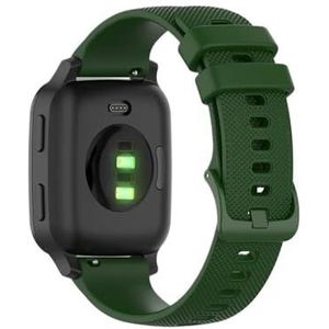 20mm band horlogeband geschikt for Garmin Venu 2 Plus/SQ/move Sport Forerunner 645 Amazfit GTS 3 Siliconen armband Horlogeband Accessoires (Color : Army green, Size : Vivomove sport)