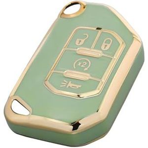 Autosleutel beschermhoes Tpu 4 Knoppen Autosleutel Case Cover Remote Keyless Covers Tas Voor Wrangler Voor Jl Voor Tj Voor Gladiator Voor Jt 2018 2019 Accessoires Sleutel Shell(2)