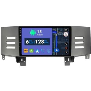 RoverOne Autoradio GPS voor Toyota Mark Reiz X 1 X120 2004-2009 Carplay Android Auto Stereo Hoofdeenheid Bluetooth WiFi Radio Speler Sat Navigatie
