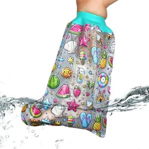 DOJA Barcelona Gipsbescherming voor voeten, kinderen, 455 x 355 mm, waterdichte pvc-hoes met siliconen sluiting, gipsafdekking voor kinderen, volwassenen of jongeren, waterdicht voor douche of zwembad