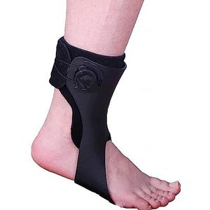 XLDZ Verstelbare ademende orthopedische brace voor voetdruppels, fasciitis nachtplantaire ondersteuning, enkelbrace voor linker- of rechtervoet, heren en vrouwen (links, L)