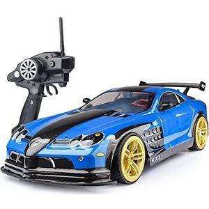 2.4G off-road RC-voertuig, 1/10 schaal grote RC-auto, 70 km/u 4WD hogesnelheidsdriftracewagen, ToyTruck, voor raceliefhebbers (met 2 batterijen)