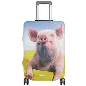 AJINGA Pig Rubber Ring Grappige Reizen Bagage Beschermer Koffer Cover S 18-20 in