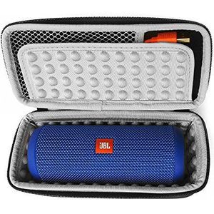 Linghuang Beschermende doos voor JBL Flip 6 Hard Case Reishoes voor JBL Flip 5/4/3 Bose SoundLink Mini Draadloze Bluetooth Speaker Maat 22 x 8,5 * 9 cm (binnenkant grijs)