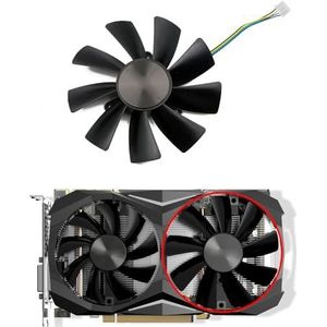 87MM 100MM GA92S2H GAA8S2U GTX 1080TI MINI GPU-ventilator, voor ZOTAC voor GeForce 1080Ti Mini 1070Ti 1060 videokaartkoelventilator(GAA8S2U)