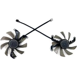 Koelventilator 87 mm 4-pins TH9215S2H-PAA08 0,45 A RTX3050 voor GAINWARD PNY Palit RTX3060 RTX 3060 Ti Dubbele videokaartventilatoren(AB)