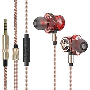 voor High Fidelity Hoofdtelefoon 3.5mm Bedrade Oortelefoon voor Running Sport Games