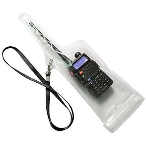 Tityvirnix Duidelijke Regendichte Pouch Bag Case voor Radio Walkie Talkie