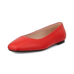 ECCO Margot ballerina's voor dames, scharlakenrood, 40/41 EU