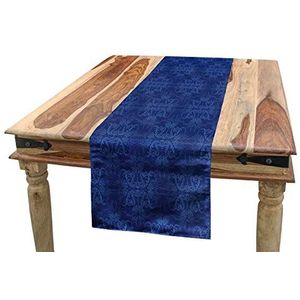 Set van 10 stuks kaasdoek tafelloper marineblauw, 21 x 120