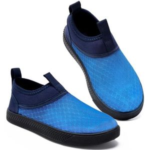 Waterschoenen Kids Zwemmen Strandschoenen Peuter Jongens Meisjes Sneldrogend Zwembad Aqua Natte Schoenen, 744 Blauw, 6 UK Child