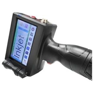 Slimme 12,7 mm draagbare inkjetprinter for kunststoffen, metalen kartonnen dozen, streepjescode, logo, batchnummer, QR-balk, vervaldatumprinter(1 printer 2 inks)