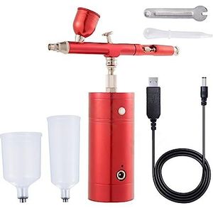Taartkleuring spuitverf airbrush meubels overspuiten tatoeage schilderen water oxygenator injectie spray Nauwkeurige Controle(Red(0.3))