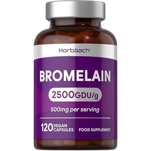 Horbaach - Bromelain - Enzym - 500 mg - 120 Vegan Stk - 100% Natuurlijk