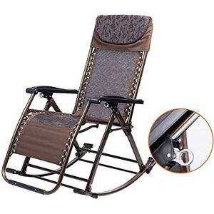 SFQEVHRZ Opvouwbare ligstoel, patio ligstoel, fauteuil, relaxfauteuil, verstelbare voetsteun en rugleuning, Ferroalloy buisrek