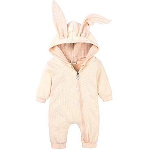 Pasgeboren Baby Jongens Meisjes Bunny Pasen Outfits Baby Lange Mouwen Rompertjes Hoodie Romper Jumpsuit Pyjama Set Geel 59 0-3 maanden