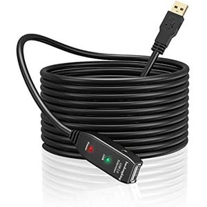 USB Verlengkabel 5 M, USB2.0 Actieve Repeater Een Mannelijke naar Een Vrouwelijke Lange Kabels Met Signaal Booster