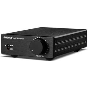 AIYIMA A07 - Mini-stroomversterker - 2.0 Kanaal - 300 W x 2 - Hifi-stereo-digitale audioversterker klasse D