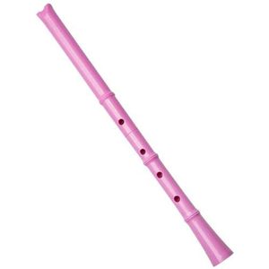 Bamboe Dwarsfluit Geschikt Voor Beginners Shakuhachi Japans muziekinstrument Professioneel spelend 5-gaats harshoutblaasinstrument (Color : Pink)
