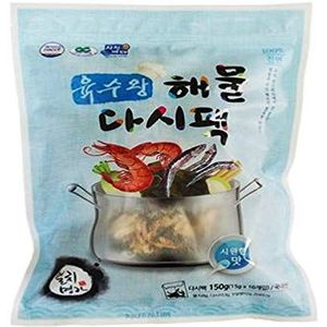 Wonjeongseafood Gedroogde Mix Zeevruchten, Ansjovis Kelp Dashi Pack, Gemaakt in Korea (16gX 10Tea Bags)