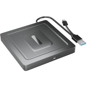USB 3.0 Slanke Externe DVD RW CD Schrijver Brander Reader Speler Optische Drives For Laptop PC Dvd-brander Dvd Portatil Heldere Beeldkwaliteit Stabiele Audio