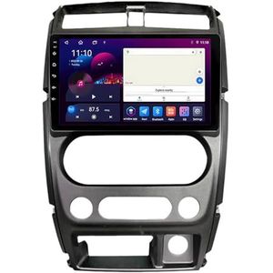 Android 14 GPS Navigation Stereo voor Suzuki Jimny 3 2005-2019 9 Inch 2 Din Car Stereo Radio met CarPlay AHD Omgekeerd beeld Bedieningselementen op het stuur Bluetooth(S1 1G+32G)
