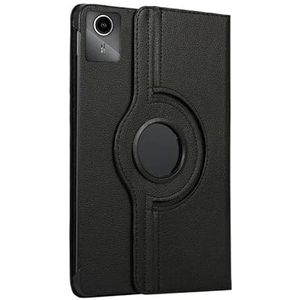 Tablet Case Geschikt for Lenovo Tab M11 2024 11inch TB-330FU 360 Graden Roterende Flip Stand Cover(Black)