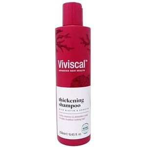 Viviscal Densifying Shampoo voor voller en dikker haar, lichaamsversterkende reinigingsshampoo gemengd met keratine en biotine, tube van 250 ml (verpakking kan variëren)