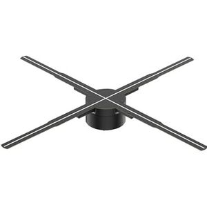 Holografische Fan, 56CM 3D Fan Hologram Projector Display Reclame Logo Licht Led Sign Holografische Lamp 3D Projectoren