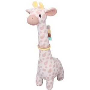 Giraffe Baby Bijtring, Baby Giraffe Bijtring Pluche Knuffeldier Zacht Tandjes Pluche Babyspeeltje voor Baby Pijnlijk Tandvlees Pijnverlichting en Babyshowercadeau (BROWN)