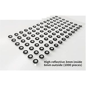 3D-scanmarkering, Handheld 3D -scanner 3D magnetisch merktekenpuntpaste Point Point Mark Point Point Point Positioning Point,voor 3D-scanner en optische tracking(4)