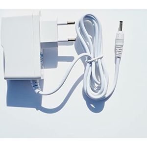 Toplader * netadapter voeding oplader 6V voor Philips Avent babyfoon SCD501/00 Baby kant SCD503 | Wit