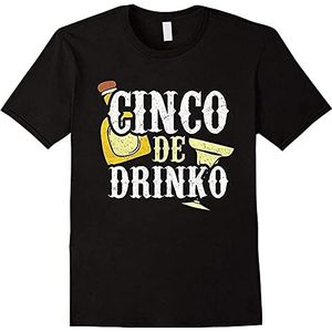 GZA Funny Cinco De Mayo Drinko Celebration T Shirt overhemden(Small)