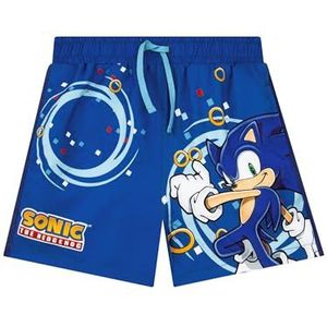 Sonic The Hedgehog Zwemshorts, Jongens Zwembroek Sonic, Kinder Zwemkleding, Blauw 116