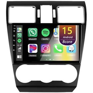 Android Radio voor Subaru Forester 2016-2018, 9 inch Touchscreen Autoradio met Wireless CarPlay Android Auto Bluetooth WIFI(4Core(1+32GB))