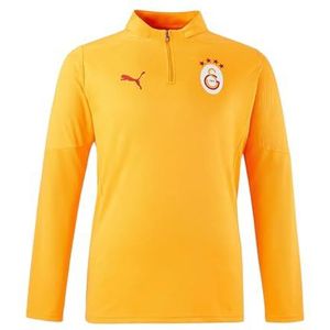 PUMA Galatasaray Istanbul 1/4 Training Zip Top Sweatshirt geel, 3XL heren