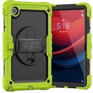 Tablet PC-hoes Compatibel met Lenovo Tab M11 TB330FU/TB331FC hoes met schermbeschermer, schokbestendige, robuuste hoes 360° draaibare handriem/standaard Compatibel met Lenovo Tab M11 11 inch (2024) Be
