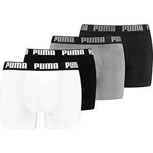 Puma Placed Logo Boxershorts Heren (4-pack)