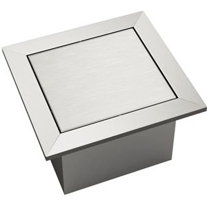 Roestvrijstalen vuilnisbakdeksel, Aanrecht Ingebouwde Keukenkast Prullenbak, Vierkante Afvalkoker Deksel Verzonken Balansklep Deksel, Roestvrijstalen Afvalkoker Deksel Afvalcontainer Deksel,