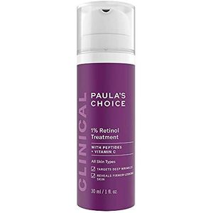 Paula's Choice CLINICAL Anti-Aging 1% Retinol Treatment - Gezichtsserum Vervaagt Rimpels & Fijne Lijntjes - Voor een Stralende & Stevige Huid - Alle Huidtypen - 30 ml
