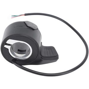 Elektrische Scooter Duimgas Flexibele Vingerversneller met Verhoogde Strepen voor NIU KQi2 KQi3 Pro, Comfortabel Ergonomisch Ontwerp met Uitstekend Contact