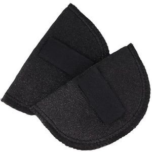 Afneembare schoudervullingen van schuimrubber, 1 paar vervangende schoudervullingen van schuim for dames en heren(Black)