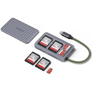 UGREEN - SD-kaartlezer DRIE-sleuven - Geheugenkaartlezer - 5Gbps - Compatibel met iPhone 16-serie/Android/Windows/macOS