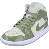 Jordan - Air 1 Mid - Sneakers - Sea Glass - Nubuck en Leer, Nike Air Demping